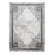 Modern NOBLE carpet 1517 65 Frame, Greek, marble - structural two levels of fleece cream / grey