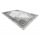 Moderný koberec NOBLE 1517 65 vzor rámu, Grécky, mramor - Štrukturálny, dve vrstvy rúna, krémová sivá