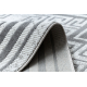 сучасний NOBLE килим 1517 65 каркас, грецька, Мармур - Structural два рівні флісу крем / сірий