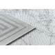 модерен NOBLE килим 1517 65 кадър, Гръцки, мрамор - structural две нива на руно сметана / сив