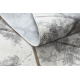 Moderne NOBLE Teppe 1518 67 Årgang, geometriske - strukturell to nivåer av fleece krem / grå