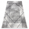 Tappeto NOBLE moderne 1520 45 Vintage, geometrico, linee - Structural due livelli di pile grigio