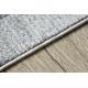 сучасний NOBLE килим 1520 45 vintage, Геометричні, Лінії - структурный два рівні флісу сірий