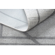Tapis NOBLE moderne 1520 45 vintage, géométrique, lignes - Structural deux niveaux de molleton gris
