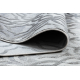 Moderne NOBLE Teppe 1532 45 Årgang, marokkansk espalier - strukturell to nivåer av fleece krem / grå
