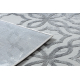 Modern NOBLE matta 1532 45 Vintage, Marockansk spaljé - structural två nivåer av hudna grå