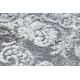 сучасний NOBLE килим 6773 45 Орнамент vintage - Structural два рівні флісу крем / сірий