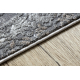 Tapete NOBLE moderno 6773 45 Ornamento vintage - Structural dois níveis de lã cinza cinzento