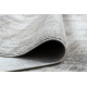 Tapete NOBLE moderno 9731 45 Roseta vintage - Structural dois níveis de lã cinza cinzento / bege