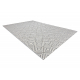 Teppich FLAT SISAL 48607637 Quadrate Diamanten grau / creme