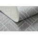 Sisal tapijt SISAL FLAT 48731637 Vierkant , ruit, geometrisch , grijskleuring / crème