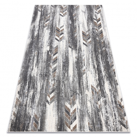 Matto NOBLE moderni 9732 47 Herringbone vintage - harmaa / beige