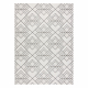 Sisal tapijt SISAL FLAT 48731960 Vierkant , ruit, geometrisch , crème / grijskleuring 
