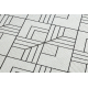 Kilimas sizalio virvelės FLAT 48731960 Kvadratai, rombai, geometrinis kremastaas / pilka 