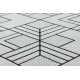 Teppich FLAT SISAL 48731960 Quadrate Diamanten, geometrisch creme / grau
