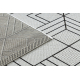 Sisal tapijt SISAL FLAT 48731960 Vierkant , ruit, geometrisch , crème / grijskleuring 
