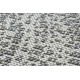Килим шнуровий SIZAL FLAT 48832367 гуртків, крапки крем / сірий