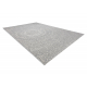 Teppich FLAT SISAL 48832637 Kreise, Punkte grau / creme