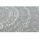 Fonott sizal flat szőnyeg 48832637 Körök, pontok szürke / krém