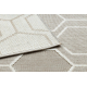 Carpet SPRING 20404558 Hexagon sisal, looped - beige