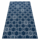 Tæppe SPRING 20404994 Hexagon streng, looping - blå