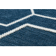 Tappeto SPRING 20404994 Hexagon, di corda, ad anello - blu