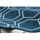 Tæppe SPRING 20404994 Hexagon streng, looping - blå