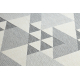Carpet SPRING 20409662 triangles sisal, looped - cream