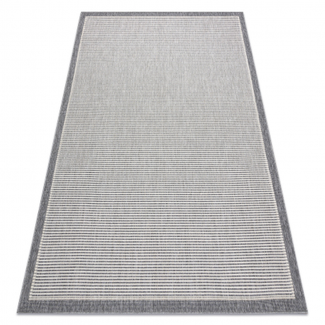 Teppich SPRING 20411332 Linien, Rahmen geschlungen - grau 