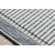 Tæppe SPRING 20411332 mønsterlinjer, ramme streng, looping - grå