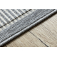 Tæppe SPRING 20411332 mønsterlinjer, ramme streng, looping - grå