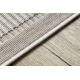 Χαλί SPRING 20411558 γραμμές, πλαίσιο σιζάλ, με βρόχο - μπεζ