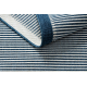 Tæppe SPRING 20411994 mønsterlinjer, ramme streng, looping - blå