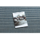 Tæppe SPRING 20411994 mønsterlinjer, ramme streng, looping - blå