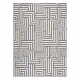 Alfombra SPRING 20421332 Sisal laberinto, bucle - crema / gris
