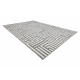 Tæppe SPRING 20421332 labyrinth, streng, looping - fløde / grå
