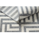 Carpet SPRING 20421332 labyrinth sisal, looped - cream / grey