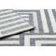 Carpet SPRING 20421332 labyrinth sisal, looped - cream / grey