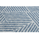 Kilimas Eilutė sizalis COLOR 47176360 Eilutės, trikampiai, zigzagas smėlio spalvos / mėlyna