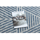 Sisal tapijt SISAL COLOR 47176360 Lijnen, driehoek, zigzag beige / baluwkleuring