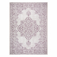 Carpet COLOR 47295260 SISAL ornament, frame beige / purple