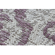 Teppich COLOR 47295260 SISAL Ornament, Rahmen beige / violett