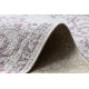 Carpet COLOR 47295260 SISAL ornament, frame beige / purple