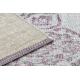 Teppich COLOR 47295260 SISAL Ornament, Rahmen beige / violett