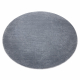 Модерен килим за пране LATIO 71351070 кръг сив