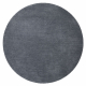 Modern washing carpet LATIO 71351070 circle grey