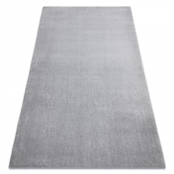 Moderný prateľný koberec LATIO 71351060 striebro 