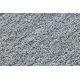 Moderní kulatý koberec LATIO 71351060, pratelný, stříbrný