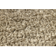 Modernus plaunamas kilimas LATIO 71351050 Apskritas kilimas smėlio spalvos 