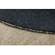 Moderní kulatý koberec LATIO 71351050 pratelný, béžový
